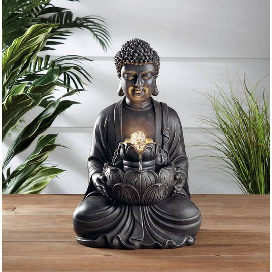 19 Stone Tabletop Led Buddha Fountain By Ashland Michaels - Tabletop Water Fountain Michaels 19 Stone Tabletop Led Buddha Fountain By Ashland Michaels - Tabletop Water Fountain Michaels